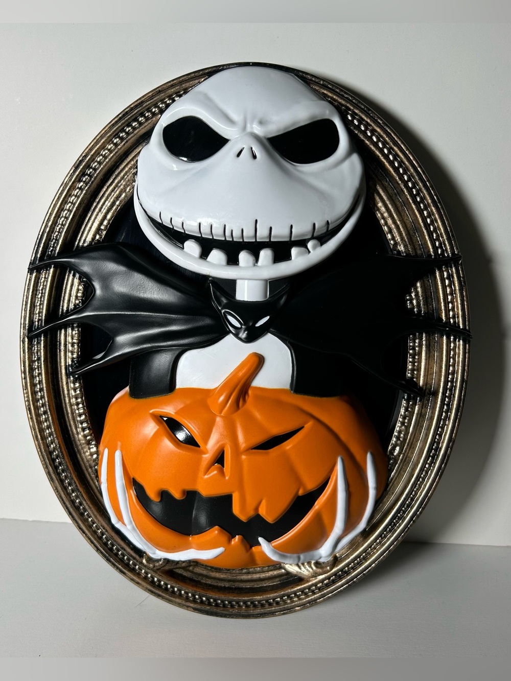 Jack Skellington Pumpkin King Nightmare Before Christmas Wall Light Up Decor NEW